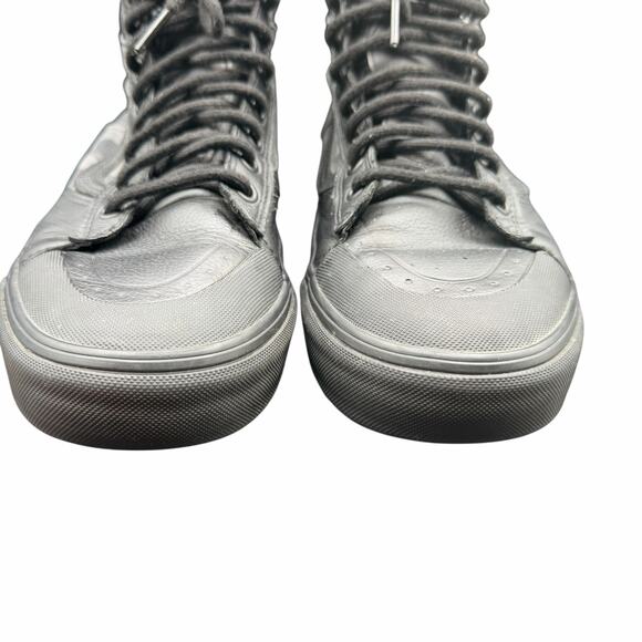 Vans Sk8-Hi MTE Black Camo Leather Water-Repellent Boots Men’s 10 - Picture 4 of 14